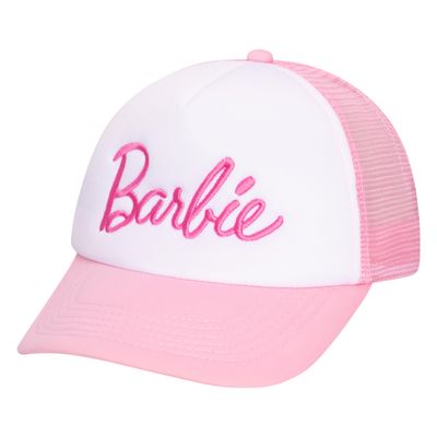 Barbie Girls Fashion Baseball Cap Clothes  Cotton Pink Hat for Girls 5-13 Years Old  Adjustable Snapback Hat for Playground, Traveling, Everyday Wear