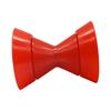 Boat Bow Trailer Roller Assembley with End Bells with 1/2" Shaft, fits 3" 3.5" 4" Bracket (Red, 3") view 1