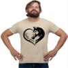 Small Sand Mens Horse Girl Loves Horses Gift Idea T-Shirt view 1