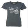3X-Large Heather Black It is Well with My Soul Christian T-Shirt view 3