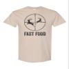 4X-Large Sand Deer Hunting Fast Food Funny Hunter T-Shirt view 2