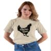 XX-Large Sand Mama Hen Mother Hen Funny Mother's Day Mom T-Shirt view 3