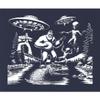Small Navy Blue Women Fitted Bigfoot Elvis Loch Ness Monster Alien UFO Jam Session Sleeveless Tank Top T-Shirt view 2