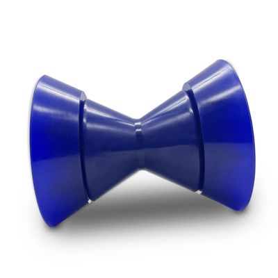 Boat Bow Trailer Roller Assembley with End Bells with 1/2" Shaft, fits 3" 3.5" 4" Bracket (Blue, 4")