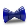 Boat Bow Trailer Roller Assembley with End Bells with 1/2" Shaft, fits 3" 3.5" 4" Bracket (Blue, 4") view 1