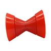 Boat Bow Trailer Roller Assembley with End Bells with 1/2" Shaft, fits 3" 3.5" 4" Bracket(Red, 3.5") view 1