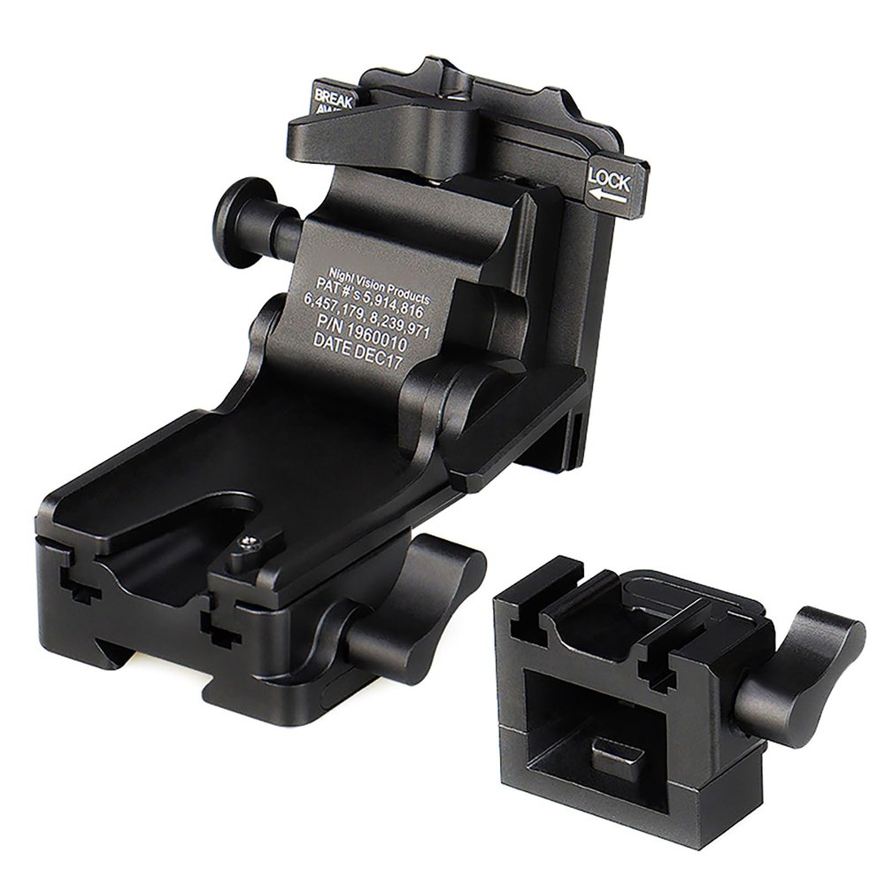 Night Vision Goggles NVG Mount Metal Helmet Mount Fully Modular Interface System for PVS14/PVS18/PVS15/PVS7 - Fully CNC-Controlled Aluminum Alloy