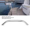 Boat Grab Handle, 9/12/16/18 Inch 304 Stainless Steel Boat Handrail, Polished Boat Grab Bar, Heavy Duty Multipurpose Marine Rail for Marine Boat,Yacht, RV, Easy to Install view 2