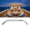Boat Grab Handle, 9/12/16/18 Inch 304 Stainless Steel Boat Handrail, Polished Boat Grab Bar, Heavy Duty Multipurpose Marine Rail for Marine Boat,Yacht, RV, Easy to Install view 3