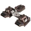 Aluminum Alloy Binocular Bridge Folding Arm Mount Bracket for PVS14 Dual Night Vision Mount PVS-14 Light Weight Dual Tube Mounting System IC AN/PVS-14LW - Fully CNC-Controlled Aluminum Alloy (Size :