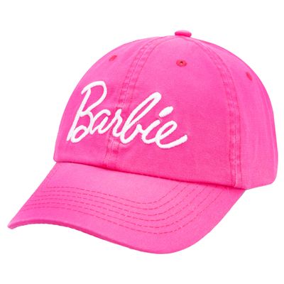 Barbie Girls Fashion Baseball Cap Clothes  Cotton Pink Hat for Girls 5-13 Years Old  Adjustable Snapback Hat for Playground, Traveling, Everyday Wear