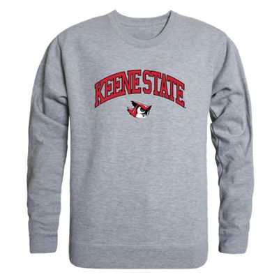 W Republic Keene State College Owls Campus Crewneck Sweatshirt Heather Grey Large