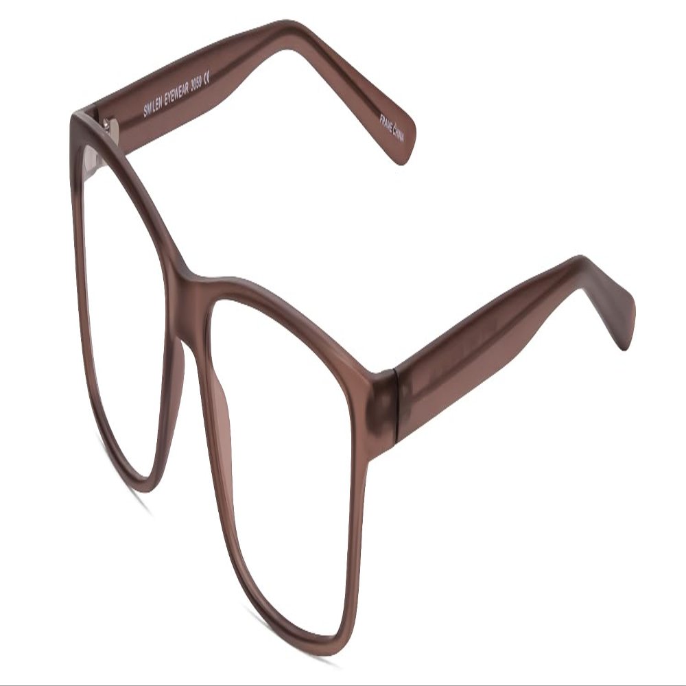 Calabria 2K 3059 Square Blue Light Blocking Reading Glasses +0.75 Matte Grey Men Women