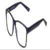 Calabria 2K 3059 Square Blue Light Blocking Reading Glasses +2.25 Matte Blue Men view 1