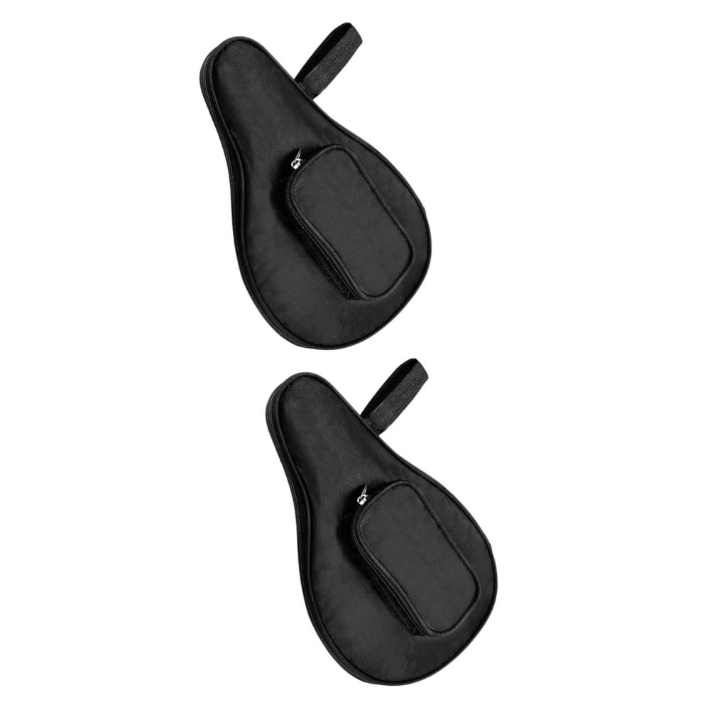 BESPORTBLE 2pcs Table Tennis Racket Storage Bag Durable Protective Case for Organizing Paddles Rackets and Balls for Sports Enthusiasts and Players