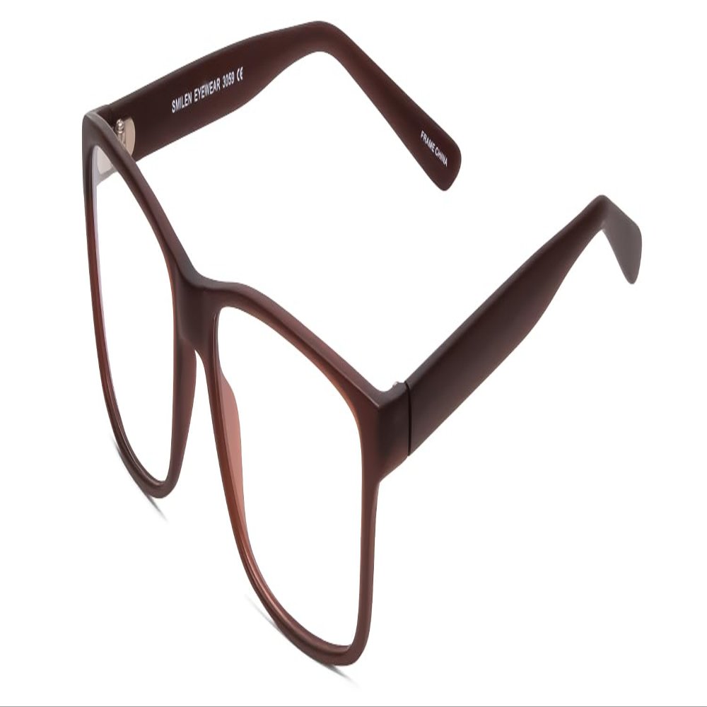 Calabria 2K 3059 Square Reading Glasses +0.75 Matte Brown Men Women