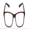 Calabria 2K 3059 Square Reading Glasses +0.75 Matte Brown Men Women view 2