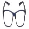 Calabria 2K 3059 Square Reading Glasses +2.25 Matte Blue Men view 2