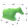 7K Rope Something Calf Dummy - Green view 3