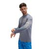 Speedo Men's Uv Swim Shirt Graphic Long Sleeve Tee view 4