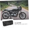 VICASKY Motorcycle Handlebar Bag Bike Hanging Pack Saddlebags Metal Button Fit for Riding Traveling view 4
