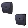 Wakauto 2pcs Dirt Bike Handlebar Bag Synthetic Leather Motorcycle Saddlebag Cycling Pannier Hanging Bag Pouch for Handlebars view 1