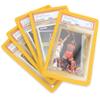 CASEMATIX Graded Card Case Bumper Guards Compatible with Yugioh, MTG, Pokemon PSA Graded Cards, Includes 5 Graded Card Storage Display Sleeve Protectors