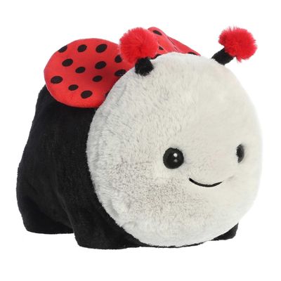 Aurora Adorable Spudsters Lori Ladybug Stuffed Animal - Comforting Cuddles - Playful Companions - Black 10 Inches