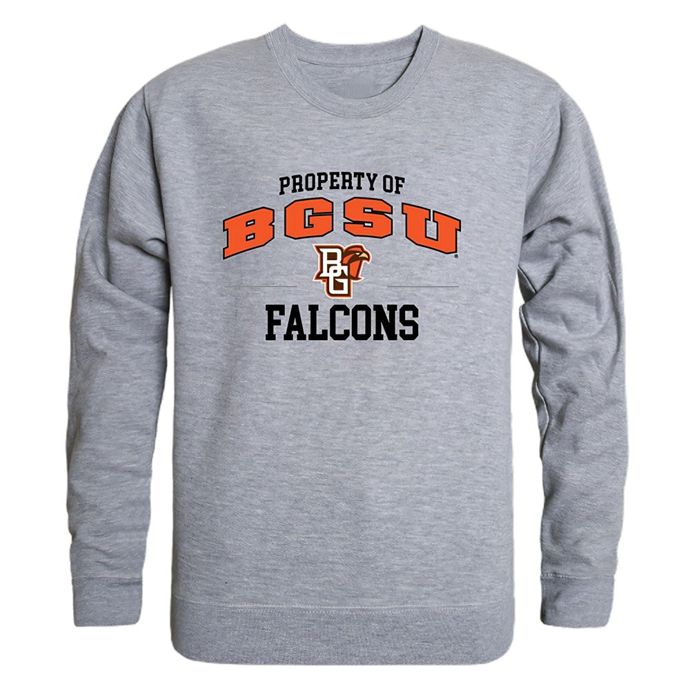 W Republic Bowling Green State Falcons Property of Fleece Crewneck Pullover Sweatshirt, Adult Unisex, Black, Large - NCAA Officially Licensed Apparel