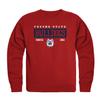 W Republic Fresno State Bulldogs Established Fleece Crewneck Pullover Sweatshirt, Adult Unisex, Red, XX-Large - NCAA Officially Licensed Apparel view 1