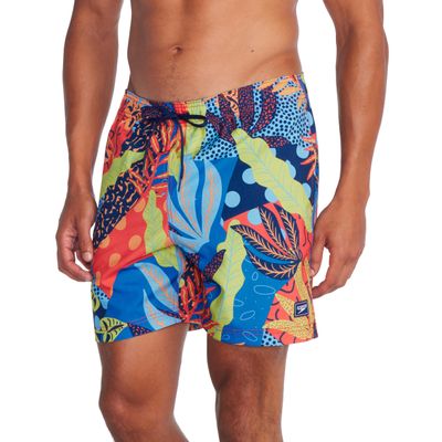 Speedo Men's Swim Trunk Mid Length Redondo Printed