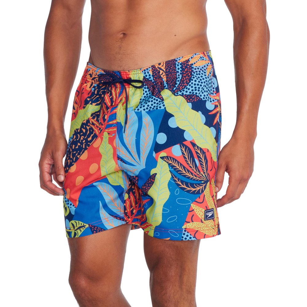 Speedo Men's Swim Trunk Mid Length Redondo Printed
