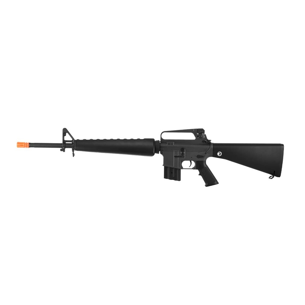 Goldenball-Vietnam M16 Airsoft Gun Full Metal Gearbox M16A1 (Color: Black)-Polymer