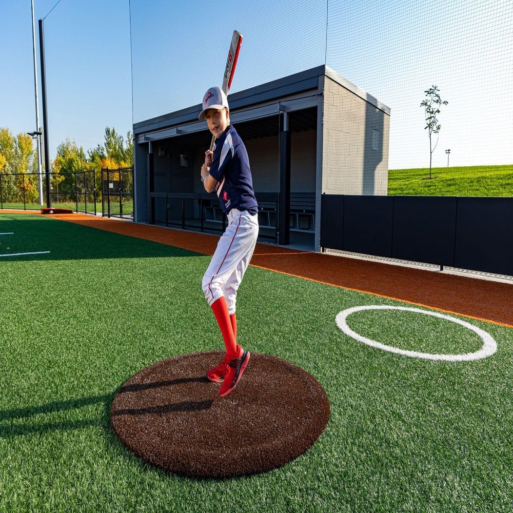 Portolite - 72" On Deck Circles - SpikeTek - Hitting Mats - Brown
