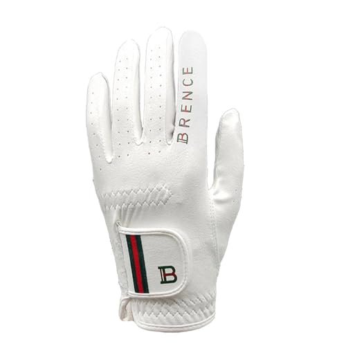 Brence Synthetic Leather Durable Water-registant Golf Glove for Men Women