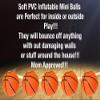 CALIKIWIPROS Mini Basketball Hoop Set Pro League Decorative Solid Wood Wall Mount, Includes 9 Hoop & 5 mini basketballs, Classic Look with Colors Matching Some pro Teams. (GW) view 3