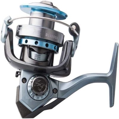 CAFFIA Fishing Wheel - Fishing Gear Full Metal Wire Cup Seawater Spinning Wheel Sea Squid Squid Wheel Reel Fishing Reel
