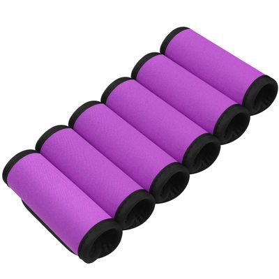 6 Pack Luggage Handle Wrap, Luggage Handle Wraps for Suitcase, Purple Luggage Tags, Suitcase Tags identifiers for Travel Accessories