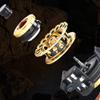 CAFFIA One-Key Slow-Down Can Be Positioned, with Magnetic Automatic Wiring, Full Metal Lead Wheel, Automatic Outlet Raft Fishing Reel view 3