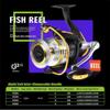 CAFFIA Fishing Reel, 11+1BB Fishing Reel, Left and Right Hand Can Switch 5.0:1 Gear Ratio 8~13KG Maximum Resistance, Fishing Gear Supplies Sea Fishing Fishing Reel (Size : VD350) view 4