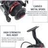 CAFFIA Fishing Reel, Spinning Reel - 13+1BB Light and Smooth No Gap Fishing Reel, CNC Line Management, Smooth Operation, Braid-Ready Spool - Lightweight Fishing Spinning Reel (Size : 2000) view 3
