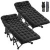 ABORON Heavy-Duty Folding Guest Bed for Adults, 500lb Capacity, Portable Extra Cot with 1209D Double Layer, Ideal for Indoor Guest Stays & Temporary Home Use view 1