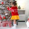 Auranso Girls Mini Skirt Stretch Waist Casual Flared Plain Pleated Skater Skirt Yellow 10-11 Years view 3
