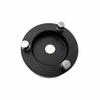 Black T4 Fixed-Type Tribrach Adapter with 5/8"X11 Mount for G.P.S view 2