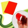 NQEUEPN Referee Cards Set, 2pcs Referee Penalty Cards with Card Holder Soccer Referee Red and Yellow Warning Cards for Football Soccer Volleyball Sports Game Men's Officials view 3