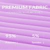 Auranso Girls Mini Skirt Stretch Waist Casual Flared Plain Pleated Skater Skirt Light Purple 10-11 Years view 3