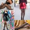 Buauty 3 Pairs Lace Patterned Fishnet Tights for Women, Black Fishnets Leggings Lace Tights with Designs for Women, Floral Stockings Small Hole Pattern Leggings Net Pantyhose view 4