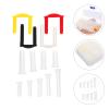 BESPORTBLE Racquet String Protector Tubing Durable Pu Racket Protective Tube for Badminton Strings Double Line Design Transparent view 3