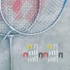 BESPORTBLE Racquet String Protector Tubing Durable Pu Racket Protective Tube for Badminton Strings Double Line Design Transparent view 4