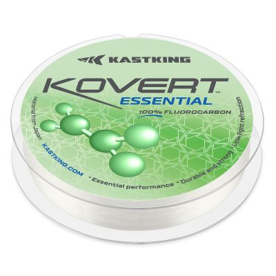 KastKing Kovert Essential 100% Fluorocarbon Fishing Line,20LB,50Yds